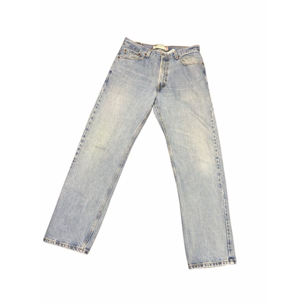 Vintage Y2K Regular Fit Levis 505 Blue Denim Jeans Mens 34x32 100% Cotton Pants
